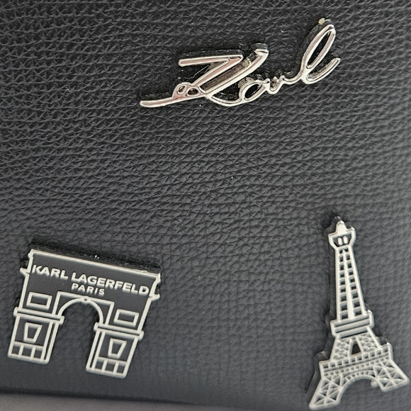 Karl Lagerfeld Black Backpack NWT - Picture 9 of 11